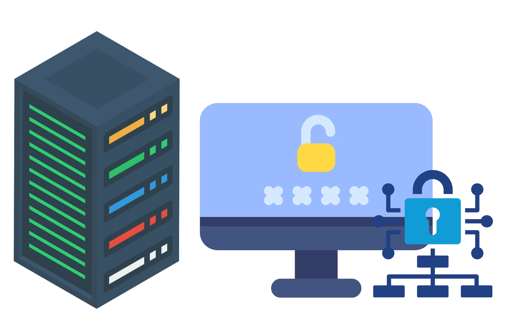 Illustration of cybersecurity aligned with the NIST Cybersecurity Framework