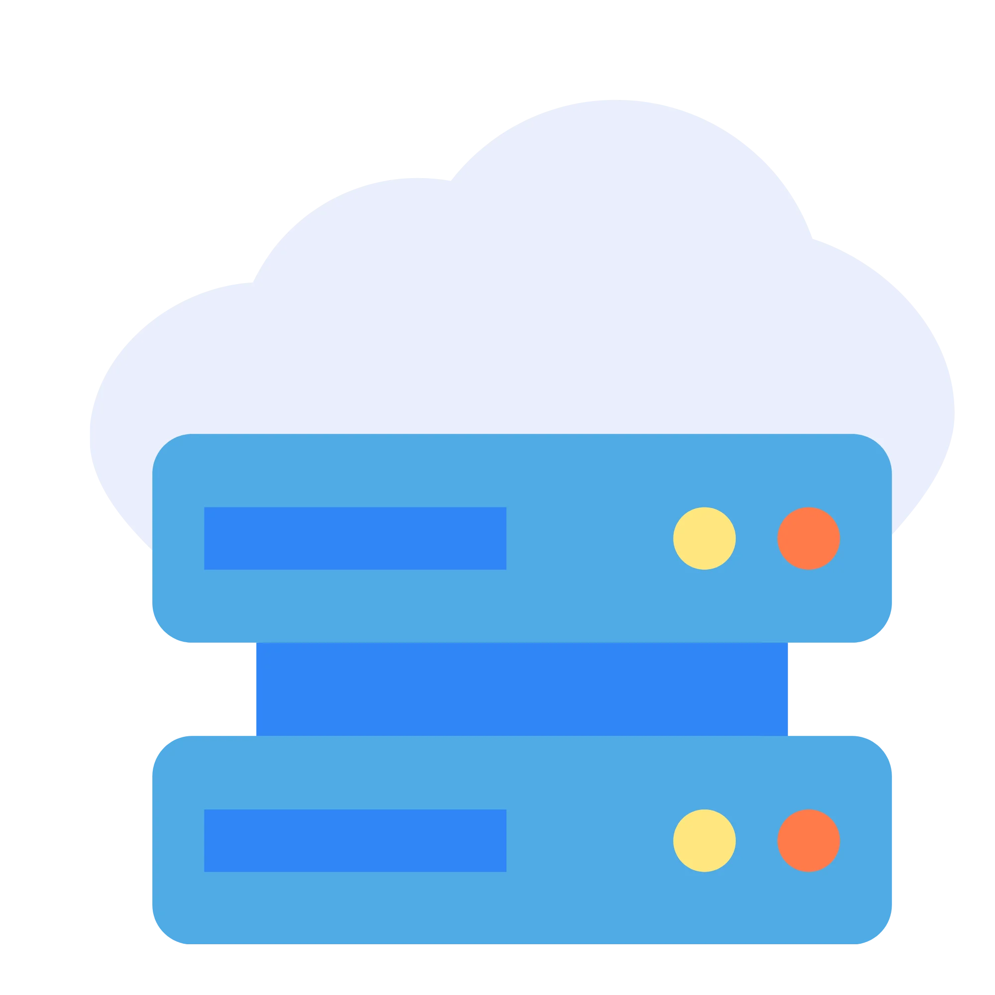 Managed cloud infrastructure with secure data synchronization and backup